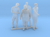 S Scale Standing Men 2 3d printed This is a render not a picture