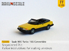 Saab 900 Turbo 16S Convertible (TT 1:120) 3d printed 