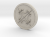 Seal of the Sun Coin 3d printed 