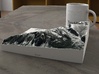 Jackson Hole in Winter, Wyoming, 1:25000 3d printed 