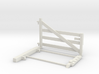 Wood Gate - L-Out Swing - Barbed Wire 3d printed Part # WG-004