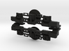 Train motor sides- 3 axle trucks for Lego 3d printed 