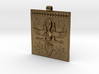 Etruscan Bee Goddess Pendant 3d printed 