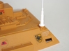 Mauler Rare Parts Set:Tow Cable, Antenna, Launcher 3d printed Antenna set printed in white nylon material...