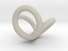 Scarf buckle triple ring with diameter 20mm  3d printed 
