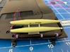 1:8 DeLorean pontoon clips / terminal / split loom 3d printed 