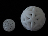 torus_frame_normal 3d printed Size S is made of Smooth Fine Detail Plastic 
and Size M is made of TPU