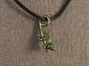 Chameleon Pendant (Small) 3d printed Does Not come painted. See video for more info.