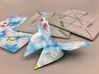 Origami Press - Butterfly 3d printed Example print on desktop 3D printer with origami model