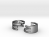 Interlocking Rings (US size 6.5) 3d printed 