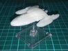 Anti-Krenim Coalition - Zahl Ship 1/5400 AW 3d printed Smooth Fine Detail Plastic, mounted on a small Attack Wing base.