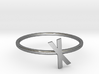 Letter X Ring 3d printed 