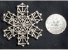Snowflake of Life 3d printed 
Polished Nickel Steel