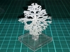 Crystalline Entity 1/100000 Attack Wing 3d printed Smooth Fine Detail Plastic, mounted on a small Attack Wing base.