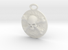 "Concho" Skull and Crossbones medallion 3d printed 