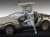 Driver Figure for 1/18 Scale DeLorean 3d printed 