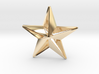 Five pointed star earring - Large 5cm 3d printed 
