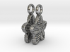 Crinoid Star Earrings - Science Jewelry 3d printed 