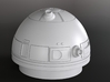 R2-D2 1/48 scale for AMT-ERTL Naboo Starfighter  3d printed 