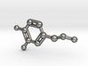 Dopamine Molecule Necklace 3d printed 