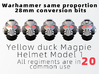 MK Galaxy Magpie Helmet Model 1 3d printed 