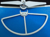 DJI Phantom Clip on propeller protector adapter x4 3d printed Full view detached