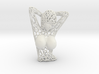 Female Bust Voronoi 3d printed 