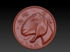 Nubian Doe Coin 3d printed 