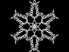 Janet snowflake ornament 3d printed 