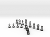Rings Chess Set 3d printed 