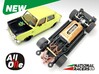 Chassis Revell SIMCA 1000 Rallye 2 (Narrow-In-AiO) 3d printed Chassis compatible with Monogram-Revell model (slot car and other parts not included)