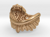 Good Omens: Aziraphale's Ring 3d printed Polished Bronze