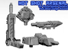 Hot Shot Arsenal (Selects/Siege) 3d printed Product render