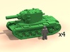 6mm KV-2 tanks 3d printed 