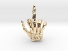 Skeletal Middle Finger Keychain/Pendant 3d printed 