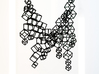 Large necklace made of interlocking cubes 3d printed 