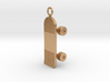 Skateboard Charm (Pendant) 3d printed 
