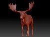 Moose reindeer 3d printed 