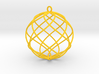 spiral bauble ornament 3d printed 