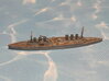 French Amored Cruiser MN Edgar Quinet 1/2400 3d printed Upper Masts not included