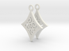 Ace Earrings - Diamonds 3d printed 