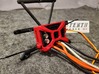 Holmes BLE Pro ESC Mount for Axial Capra 3d printed FDM Print Not Shapeways.  Mounted on Prototype Rear Brace.  Not Included