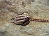 Tricrepicephalus Trilobite Pendant  3d printed Tricrepicephalus Trilobite pendant in polished bronze