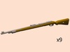 1/18 Mauser 98k rifles 3d printed 