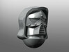 Chronos pattern Helmet (with hood) 3d printed 