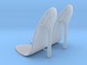 girl-platform sole base-heel1 3d printed 