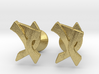 Hebrew Monogram Cufflinks - "Daled Ayin" 3d printed 