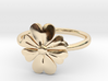One Simple Flower (ring) 3d printed 