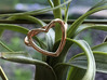 Open Heart Ring 3d printed Open Heart Ring available in 14K Rose Gold  and 14K Rose Gold Plated Brass