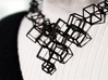 Cubes necklace 3d printed 